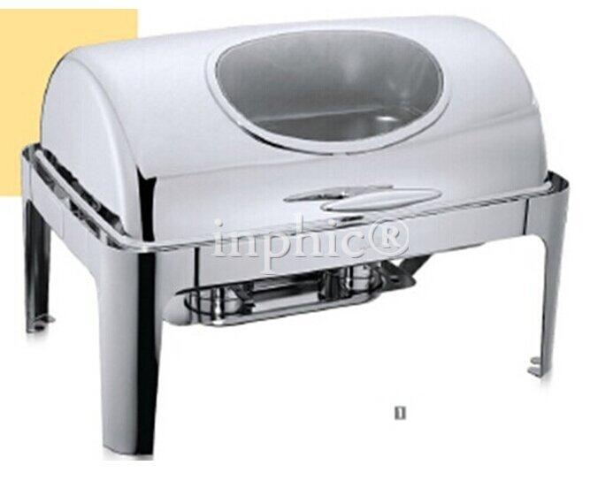 INPHIC-可視翻蓋式自助餐爐 自助餐爐不鏽鋼湯爐 可配份數盤 酒店餐飲