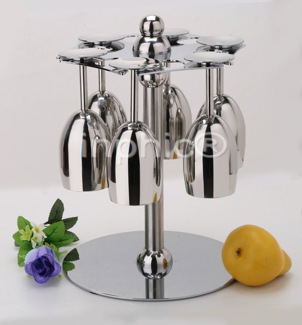 INPHIC-時尚紅酒杯架 高級不銹鋼 掛杯架 高級酒 杯掛架 單雙層酒 杯掛架