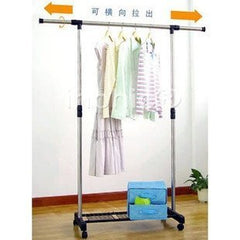 INPHIC-單桿折疊晾衣架 帶鞋架晾衣架