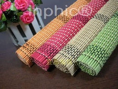 INPHIC-餐墊 桌墊 竹編 10入