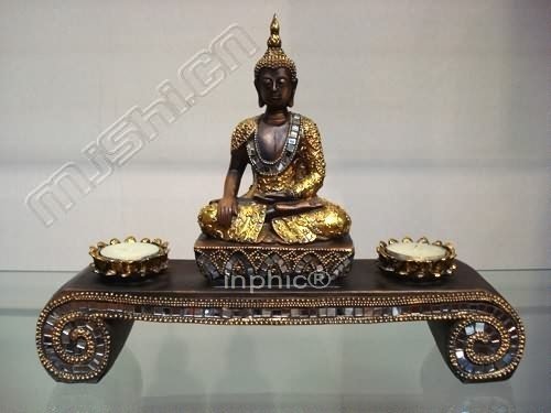 INPHIC-佛像 東南亞風格 佛像 泰國泰式風情 家居飾品 工藝擺飾 傢俱 坐佛燭臺