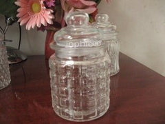 INPHIC-茶具 封儲物罐,玻璃儲物瓶,玻璃茶葉罐,婚慶喜糖瓶糖果瓶含玻璃(5個)