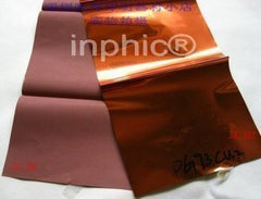 INPHIC-商用 營業 古銅色燙皮革.木頭.塑膠類燙金紙 PE 真皮 絨面 面燙金紙