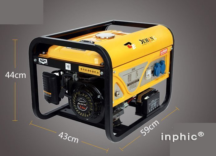 INPHIC-3kw汽油發電機家用220V單相3千瓦多燃料款發電機