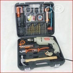 INPHIC-商用 營業 950W電鑽送配精品工具箱加鑽頭 衝擊電鑽