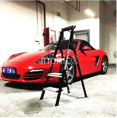 INPHIC-德國工藝託盤黑色家用梯三步梯單側梯人字梯加寬加粗