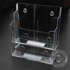 INPHIC-商用 營業 宣傳單展示架廣告架多功能透明書架二層資料架