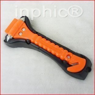 INPHIC-汽車便攜多功能車窗擊破器逃生鎚安全錘逃生錘救生錘應急錘救命錘可割安全帶