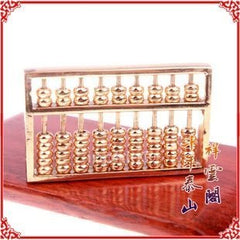 INPHIC-開光精打細算防漏財招財純銅小算盤掛件擺飾防助學業精品