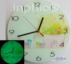 INPHIC-多款 韓式 簡約時尚藝術 臥室客廳可愛靜音掛鐘 田園創意夜光時鐘 夜光鐘