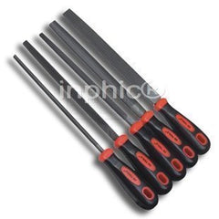 INPHIC-商用 營業 5件套銼刀修整銼扁銼半圓銼方銼三角銼200mm