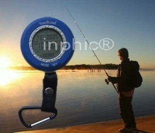 INPHIC-電子釣魚氣壓計 高度計 溫度表 天氣預報顯示(防水型)
