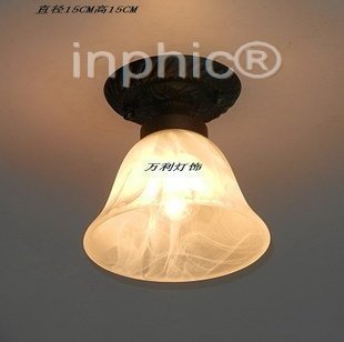 INPHIC-燈具燈飾歐式鐵藝吸頂燈 地中海玄關過道陽台吸頂燈 15L