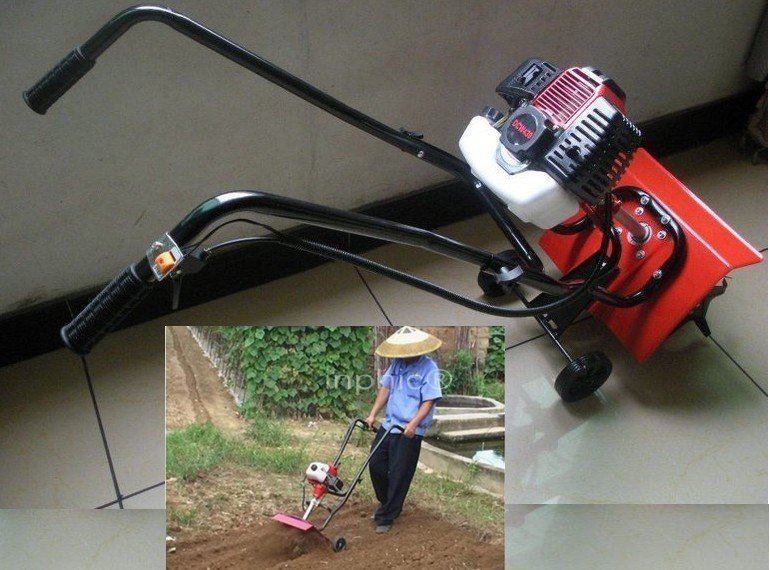 INPHIC-割草機款小型手推式耕耘機 鬆土機 翻地機