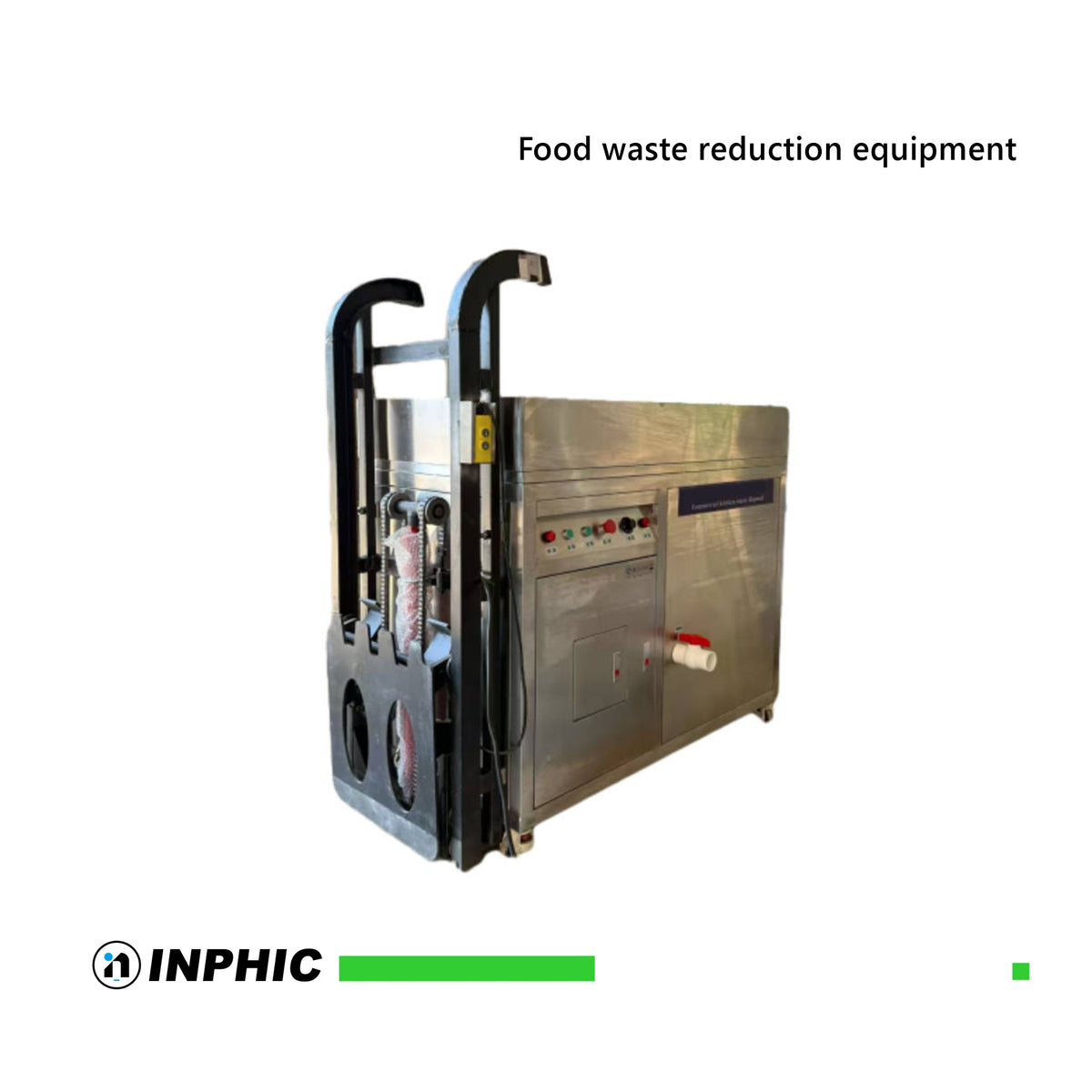 INPHIC-【廚餘減量設備-800KG/H】大型自動廚餘壓縮機-脫渣油水分離減量機-減量高達70%以上-日處理量8公噸-【破碎式廚餘減量機-搭配升降式廚餘桶提升機】廚餘處理機