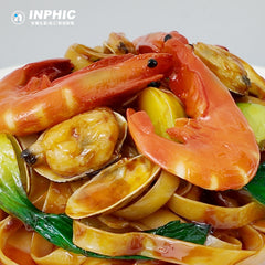 INPHIC-台灣食物模型專家 【夜市熱炒模型-汕頭海鮮炒麵模型】百貨美食街模型專業訂製  餐廳菜色模型 小吃食物仿真模型 高度還原1:1食物模型 櫥窗展示食物模型 美味食物模型