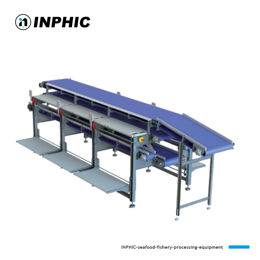 INPHIC-加工輸送帶 廠房輸送帶 食品級加工輸送帶 食品加工廠輸送帶 水產加工輸送帶 人工去鰭產線輸送帶 英菲克-水產養殖加工設備/農產篩選設備