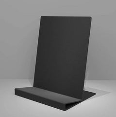 INPHIC-黑色鋼板書立架 矮款 A4黑 20*26 桌上書店書架 書店展示架-INHD027104A