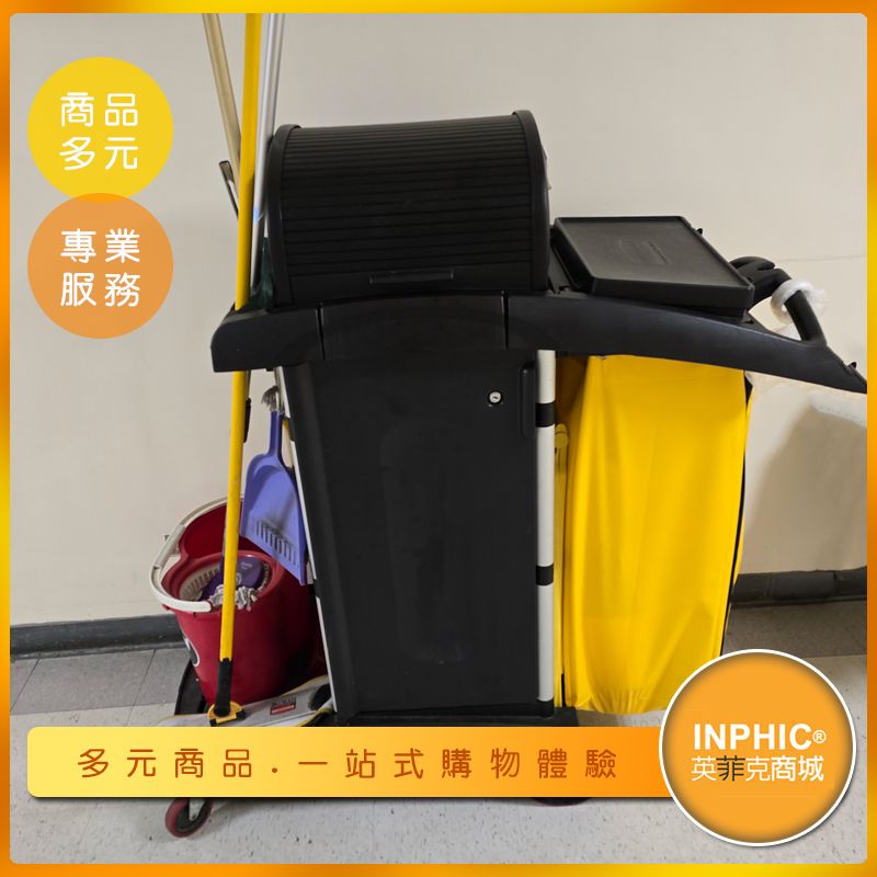 INPHIC-【訂製款】環保垃圾推車 質感清潔推車 大廳醫院環境整理車 公共飯店清理推車  社區物業推車 台灣廠商-IMEU008705A