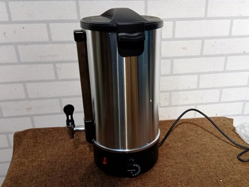 INPHIC-不鏽鋼電熱開水桶 商用 奶茶保溫桶 雙層可調溫 加熱 煮水-10L-NFQ0013S0A