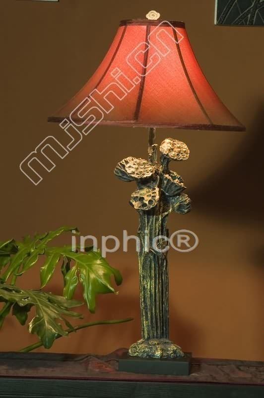 INPHIC-現代中式 燈具 新古典 復古 裝飾客廳書房床頭 檯燈-聽雨