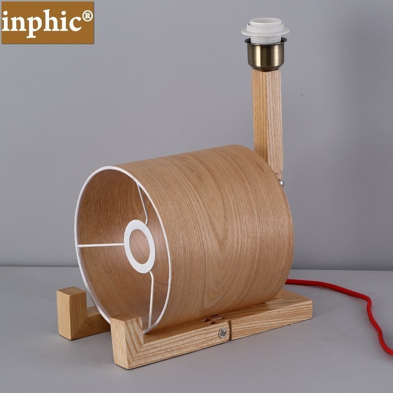 INPHIC-現代簡約實木led臺燈 創意個性布藝燈罩裝飾臺燈臥室床頭書房臺燈