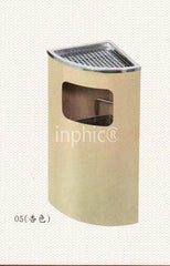 INPHIC-座地 果皮桶 樓道大廳座地煙灰菸灰桶精品 杏色