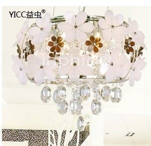 INPHIC-現代簡約LED浪漫花瓣水晶燈 臥室燈餐廳吸頂吊燈小款