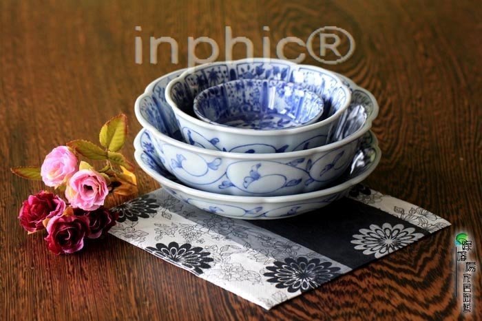 INPHIC-青花碗瓷碗米飯碗湯碗大碗創意陶瓷飯碗餐具瓷陶瓷碗