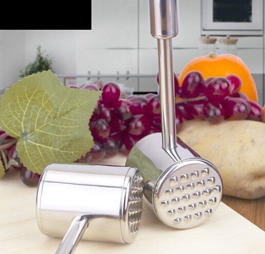 INPHIC-廚房用品敲肉錘大款 家用做鬆肉牛排錘 不鏽鋼豬排碎肉錘 噴塑手柄防滑