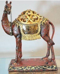 INPHIC-家居飾品 泰國風情 樹脂工藝品 檯燈 裝飾駱駝燈