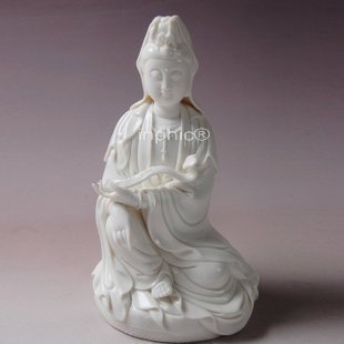 INPHIC-開運 佛像 家居 工藝品 擺設 9吋 披坐 觀音 佛像