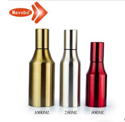 INPHIC-高級歐式防塵不鏽鋼油壺 防漏廚房用品 醬油瓶調料瓶金屬色750ML