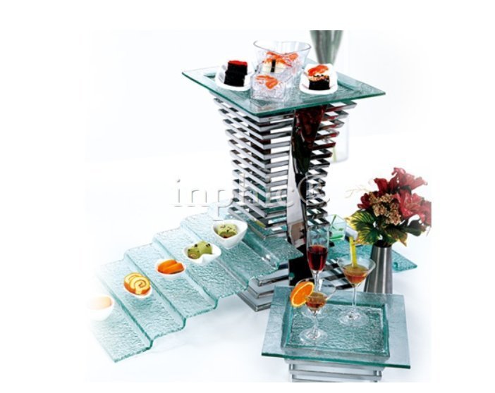 INPHIC-自助餐展示食品蛋糕陳列架不鏽鋼玻璃西餐架餐飲會所酒店用品