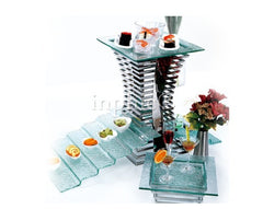 INPHIC-自助餐展示食品蛋糕陳列架不鏽鋼玻璃西餐架餐飲會所酒店用品