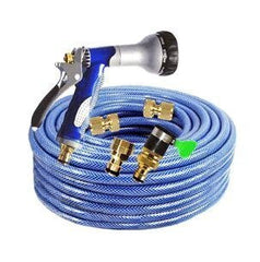 INPHIC-精工全金屬純銅接頭8噴水海藍管高壓洗車水槍10米