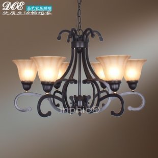 INPHIC-歐式吊燈6客廳燈簡約創意鐵藝美式鄉村燈具臥室餐廳燈飾