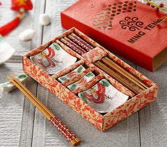 INPHIC-陶瓷餐具套裝 2筷子2碟子2筷枕 6件小禮盒