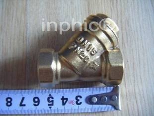 INPHIC-五金4分過濾器 DN15 Y型過濾閥 全黃銅 家用水泵配件