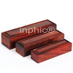 INPHIC-酸枝首飾盒收納玉器盒紅木印章盒 一套三只長方盒