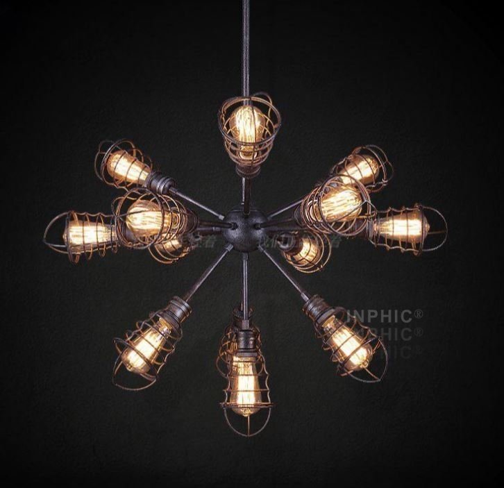 INPHIC-loft水管個性餐廳工作室書房創意吊燈鐵藝特色工業風復古咖啡廳燈具