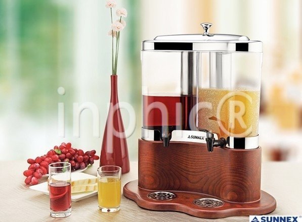 INPHIC-木座月亮灣雙頭果汁鼎 冷熱飲機 奶茶機 咖啡飲料機 果汁桶