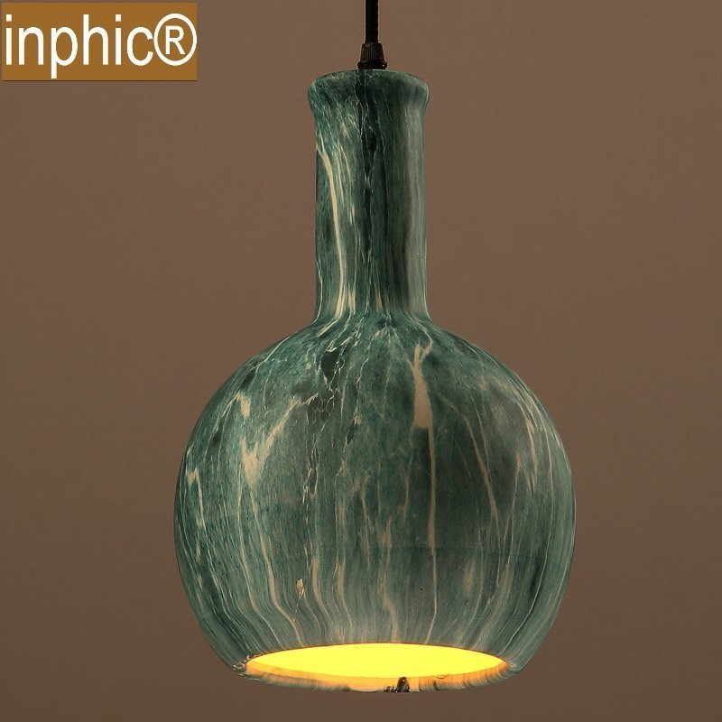 INPHIC-創意個性吊燈北歐簡約燈具復古餐廳吧臺過道陶瓷吊燈 2049－D1C