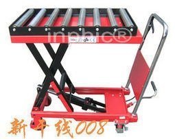 INPHIC-省力滾筒平台車升降平台 液壓平台車 手動平台車