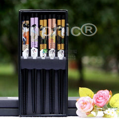 INPHIC-黑色仕女圖 浮世繪 套裝 筷子 超級  筷