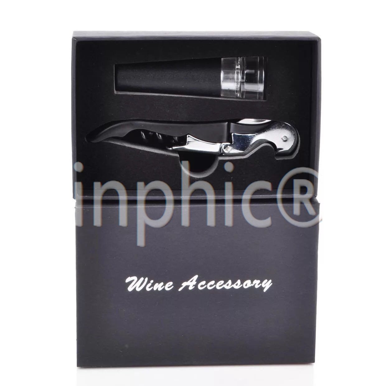 INPHIC-海馬刀抽真ee空酒塞禮盒酒具套裝紅酒起子酒刀真空酒塞葡