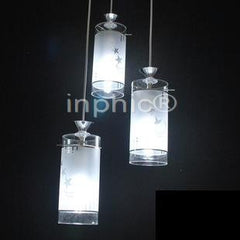 INPHIC-有水晶燈 簡約時尚白色瓶式 三頭餐廳吊燈 新月 017 燈飾燈具