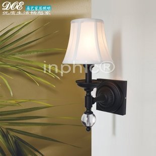 INPHIC-美式鄉村壁燈1單頭床頭led水晶簡約歐式田園燈具客廳燈飾