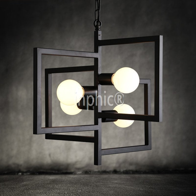 INPHIC-鐵藝 吊燈田園風韓式客廳餐廳吊燈美式藝術燈飾燈具