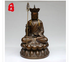 INPHIC-佛像 純銅娑婆三聖工藝品擺飾觀音釋迦摩尼地藏王佛像裝飾品(一套)